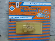 Roco Minitanks (NEW) 1/87 WWII German BMW Motorcycle with Sidecar Lot #6067K