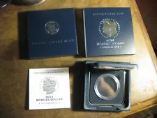 2024 MORGAN DOLLAR BOX, CAPSULE, CERT, AND COVER SLEEVE. NO COIN