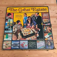 Vintage The Great Estate Giant Tabletop Board Game Hasbro Very Rare 1974