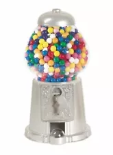 American Gumball Machine AGM11 Silver 15 in. Old Fashion Gumball Machine