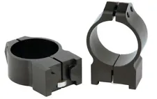 Warne Maxima Ruger Rings for 30mm PA Ruger No.1, Medium - Matte Black 14RM 14RM