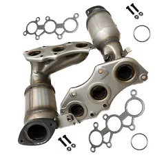 Manifold Catalytic Converter Set for 2006 to 2012 Toyota RAV4 3.5L 2 pcs