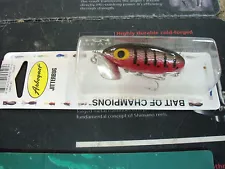 Arbogast Jitterbug Clicker G605-91 Red Shad MINT!! 3/8oz