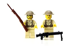 Doughboy Soldiers WW1 Army Soldiers made w/real LEGO® minifigures