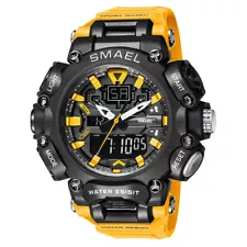 SMAEL Outdoor Military Sport Watches Men Camouflage Wristwatch LED Digital Watch