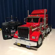 TAMIYA KING HAULER Semi Trailer Remote Control Ready Set 1:14 Full Operation