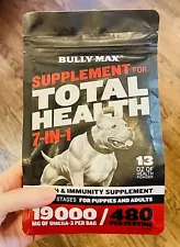 Bully Max Supplement for Total Health 7 in 1 All Life Stages 13 oz. Ex 1/25