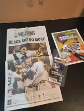 Lot of 4 2005 World Series White Sox/Astros items incl-Game 4 used ticket + MORE