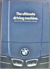 1978-1979 BMW Brochure 320i 528i 733i Sedan 633CSi Coupe Excellent Original 2/78