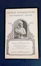 Vntg 1931 "George Washington - The President" Bicentennial Commission