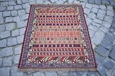 Caucasian Soumak Rug 29'' x 36'' Caucasian Rug Wonderful Soumak Woven Area Rug