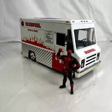 2018 Marvel Jada Toys: Deadpool figure with The Taco Food Truck SEE PICS