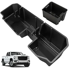 Under Seat Storage for 2019-2024 Chevy Silverado GMC Sierra 1500 2500HD 3500HD (For: More than one vehicle)