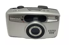 Pentax Espio 115V Vintage 35mm Point & Shoot Film Camera TESTED (w/ Case)