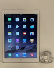 Apple iPad Air 1st Generation 16GB, Wi-Fi, 9.7in - Silver & White