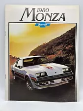 1980 CHEVROLET CHEVY MONZA Auto Dealer Car Sales Brochure Specifications Options