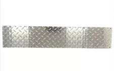 12" x 34" ALUMINUM DIAMOND PLATE, DOOR KICK PLATE