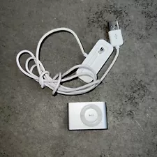 Apple iPod Shuffle 2nd Generation, With Charger - Rare And On Sale! Silver Color