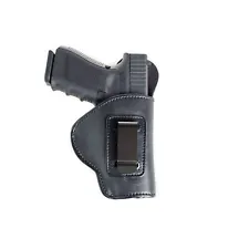 INSIDE THE PANTS (IWB) SOFT LEATHER HOLSTER FOR BERETTA 92FS SERIES 4.9" BARREL.