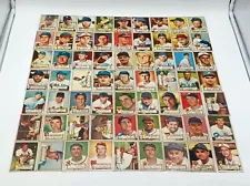 Rare 1952 Topps Baseball Card Lot (236) HOF Rookies MVP Estate Fresh G-EX