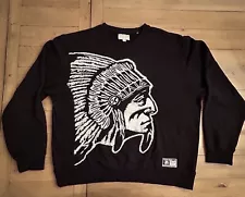 Hustle Gang Native American Sweatshirt Block By Block Chiefs Trap Uniform 4XL