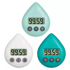 Digital Timer Waterproof Shower Clock Bathroom Clock Countdown Timer For Kitchen