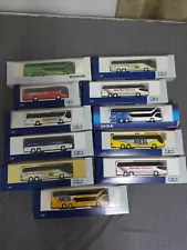 1:87 Neoplan bus models x 11pcs,buying part of these is acceptable