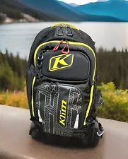 Klim Snowmobile Nac Pak Backpack Technical Black Yellow 2763