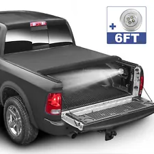 6FT Bed Roll Up Truck Tonneau Cover For 82-93 Chevrolet S10 GMC S15 Waterproof