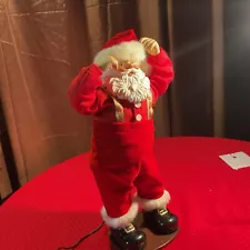 New ListingJingle Bell Rock Santa Claus Animated Dancing Singing 16" 1998 WORKS! Christmas