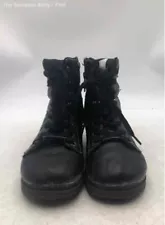 Harley Davidson Mens Black Leather Lace Up Ankle American Biker Boots Size 9