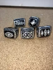 Oakland Raiders Replica Super Bowl AFC Ring Lot (5)