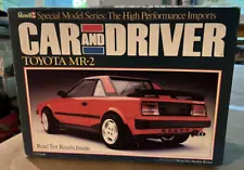 REVELL CAR & DRIVER TOYOTA MR-2 Model Kit #7452 Wheels, Tires Parts Only No Body