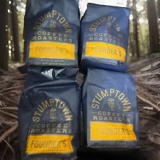 4 Stumptown Coffee Roasters Organic Founders Blend Whole Bean - Vanilla & Cocoa