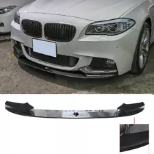 For 2011-2016 BMW F10 F11 M Sport 5 Series Front Bumper Lip Spoiler Carbon Print (For: 2014 BMW 550i M Sport)