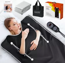 GGTT Sauna Blanket for Detox: Portable Far Infrared Sauna for Home Detox Calm