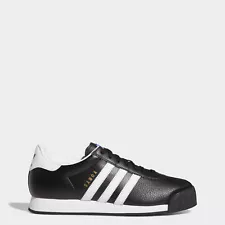 Adidas Originals Men's Samoa Shoes - Core Black / Cloud White / Gold Metallic