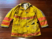 Globe Firefighter Fireman Suit Sz 38 Quilted Lined Turnout Bunker Jacket Coat J9