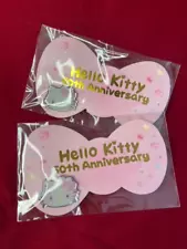 SANRIO hello kitty 50th Anniversary memorial　Pin Badge Not for Sale 　Set of 2