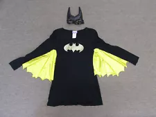 Batman Batgirl Halloween Costume Dress Mask Women's M/L GUC Rubie's