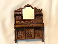 BESPAQ SIDEBOARD HUTCH BUFFET GORGEOUS DOLLHOUSE FURNITURE MINIATURE