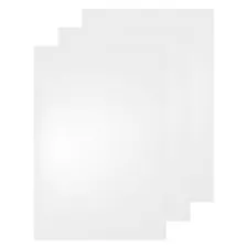 10pcs Clear Plastic Sheet 12"x8.3"x0.01" Transparent Flexible PVC Sheet Panels