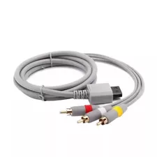 6ft AV Audio Video Composite Stereo RCA Cable Composite Cord for Nintendo Wii U