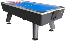 8 foot CLUB PRO AIR HOCKEY TABLE by BERNER BILLIARDS w/ PING PONG CONVERSION TOP