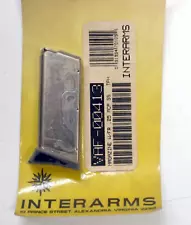 Factory INTERARMS Walther TPH 25acp Stainless Steel MAGAZINE With Finger Rest