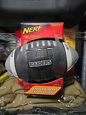 NFL Raiders Nerf Pro Grip Football 2004 New Rare Oakland Las Vegas RAIDERS