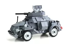 Axis Armored car Tank World War 2 Complete Set made w/ real LEGO® bricks