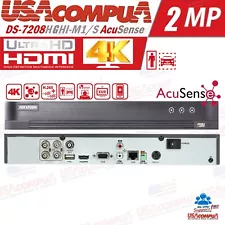 DVR DS-7204HGHI-K1(S) Hikvision Turbo HD 1080p 2MP HDMI H.265 Two-way Audio