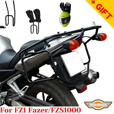 For Yamaha FZ1 Fazer rack luggage system FZS 1000 side carrier cases bags, Bonus (For: 2003 Yamaha FZ1)