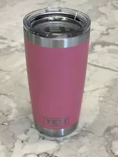 New ListingYETI Rambler PINK 16oz Tumbler with Lid - In Excellent Condition